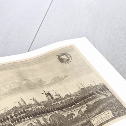 View of Utrecht from the west (plate IV) by Reinier & Josua Ottens