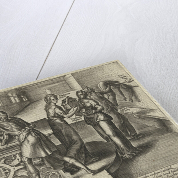 Litigation devours money and property by Hendrick Goltzius