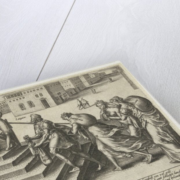 Who litigates must be shameless, patient and rich by Hendrick Goltzius