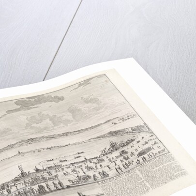 View of the marina and the roads of Messina by Willem Fortuyn