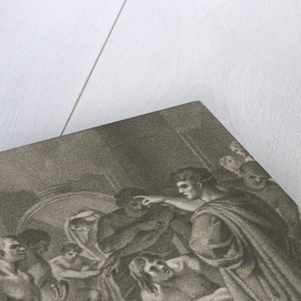 Emperor Hadrian in bath by Lambertus Antonius Claessens