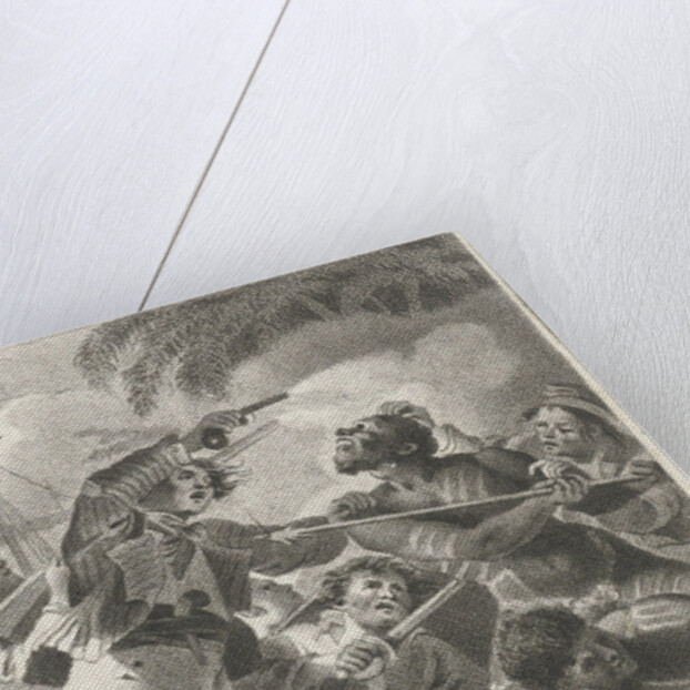 Captain Cook landed in New Holland (Australia) by Lambertus Antonius Claessens