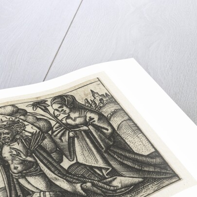 Christ before God's throne by Monogrammist AC