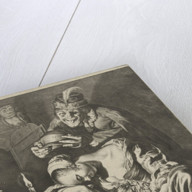 Wine is a mocker by Frans van Mieris