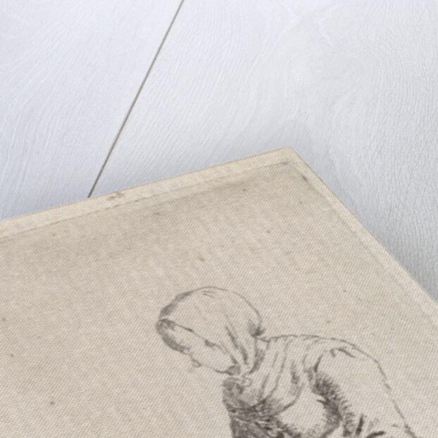 Woman with two children by Johannes Christiaan Janson