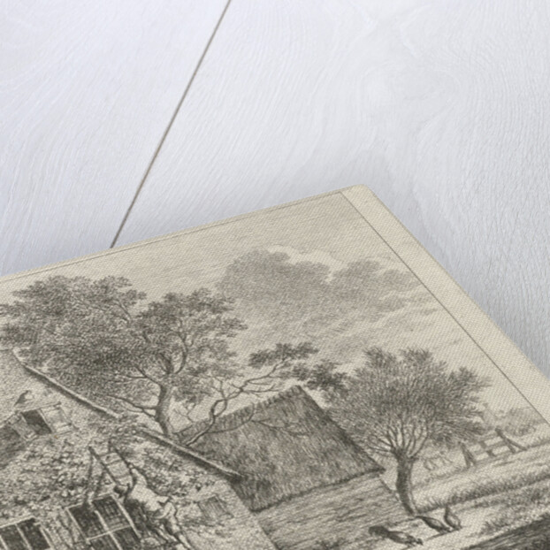 House with yard by Johannes Janson