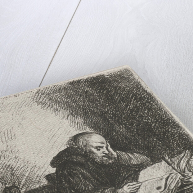 Reading monk by David van der Kellen II