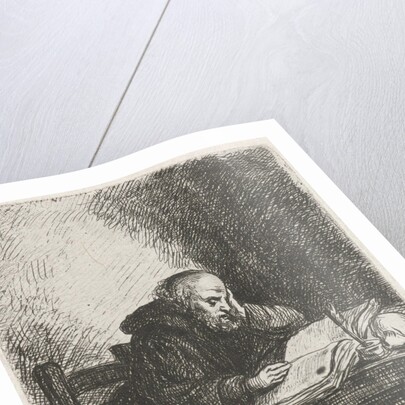 Reading monk by David van der Kellen II