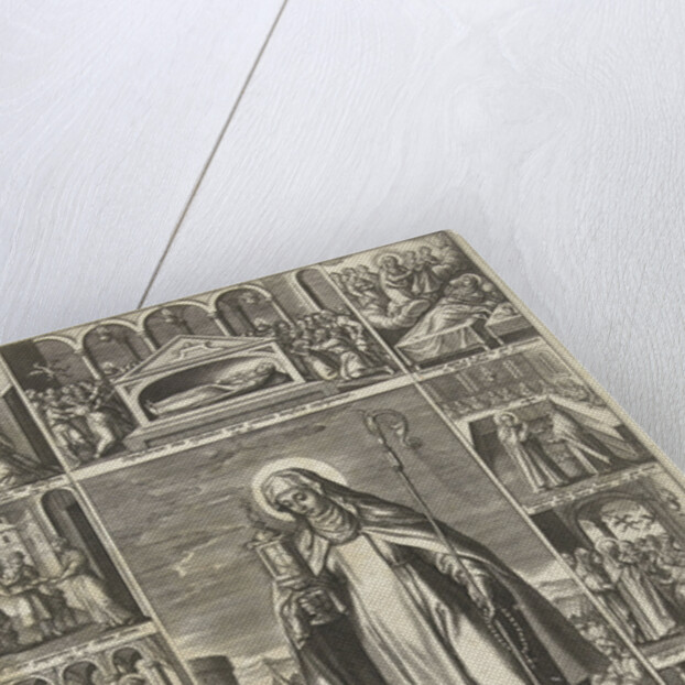 Saint Clare by Theodoor Galle