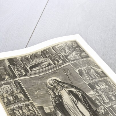 Saint Clare by Theodoor Galle