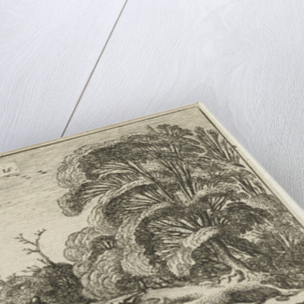 Rider and walkers on a road near Lisse by Esaias van de Velde