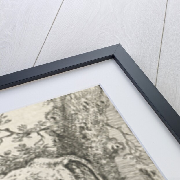 Standing cow with two sheep by Anthony Oberman