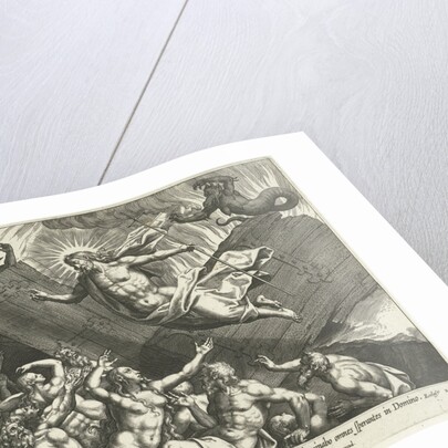 Christ in limbo by Adriaen Collaert