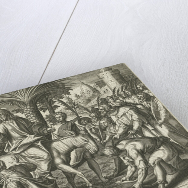 Entry into Jerusalem by Adriaen Collaert