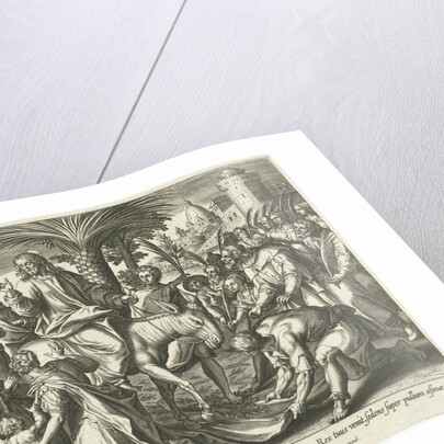 Entry into Jerusalem by Adriaen Collaert