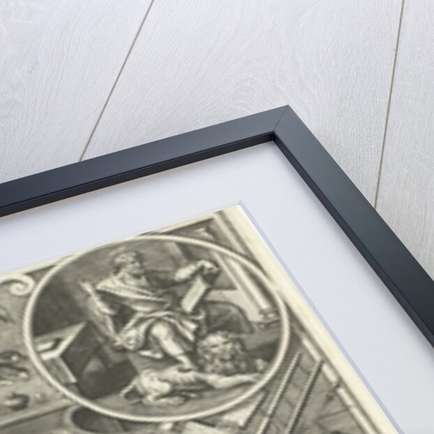 Title print Vita, et passio Resurrectio Jesu Christi by Adriaen Collaert