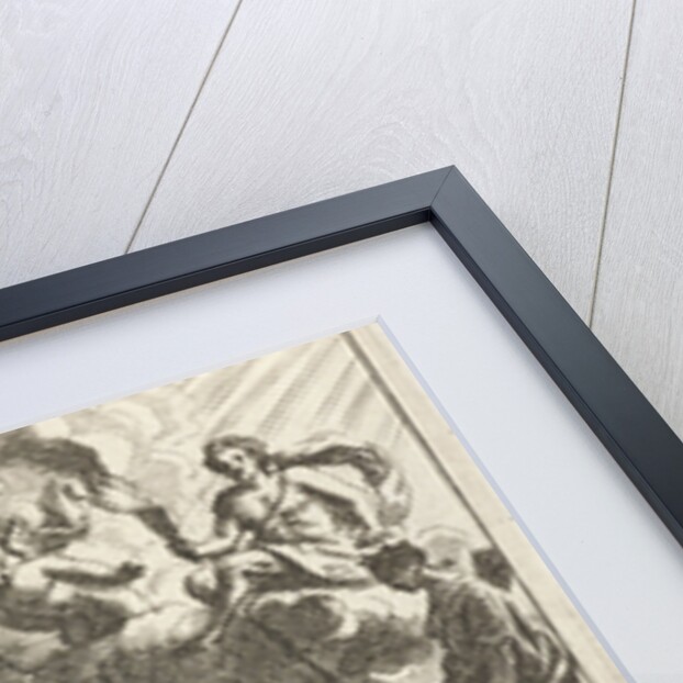 Honey moon scene with priest and audience by Zacharias Webber II