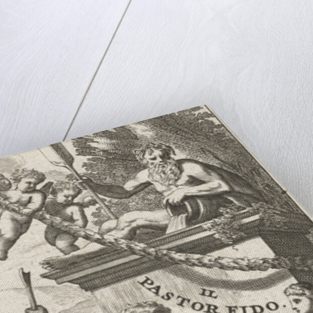 Title page for UK Guarini, Il pastor fido by Pierre Marteau