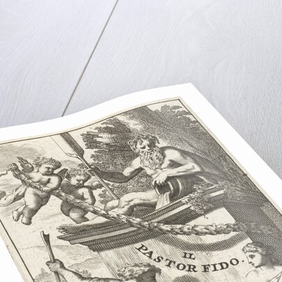 Title page for UK Guarini, Il pastor fido by Pierre Marteau