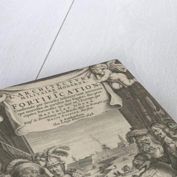 Engineer shows a construction drawing by Lowijs Elzevier III