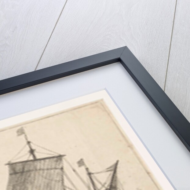 Two large warships by Reinier Nooms