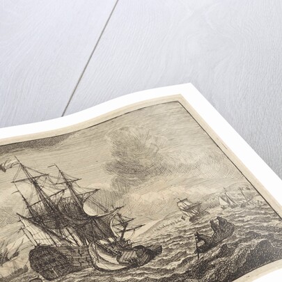 Seascapes with boats and rowing boat by Adam Silo