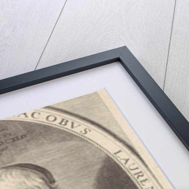 Portrait of the Amsterdam theologian Jacobus Laurentius by Theodor Matham