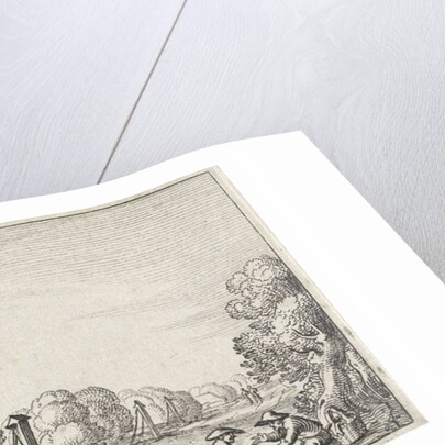 Milestone at Locks by Claes Jansz. Visscher II