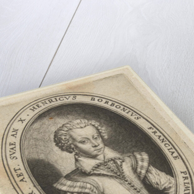 Portrait of Henry II of Bourbon, Prince of Conde, at the age of 10 by Hugo de Groot