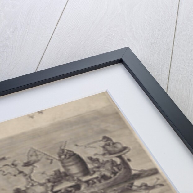 H Martinus on board a Narrenschip by Hieronymus Cock