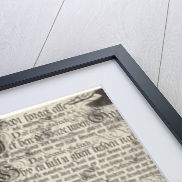 Moses and Aaron with the Tablets of the Law (leaf left) by Gerard Valck