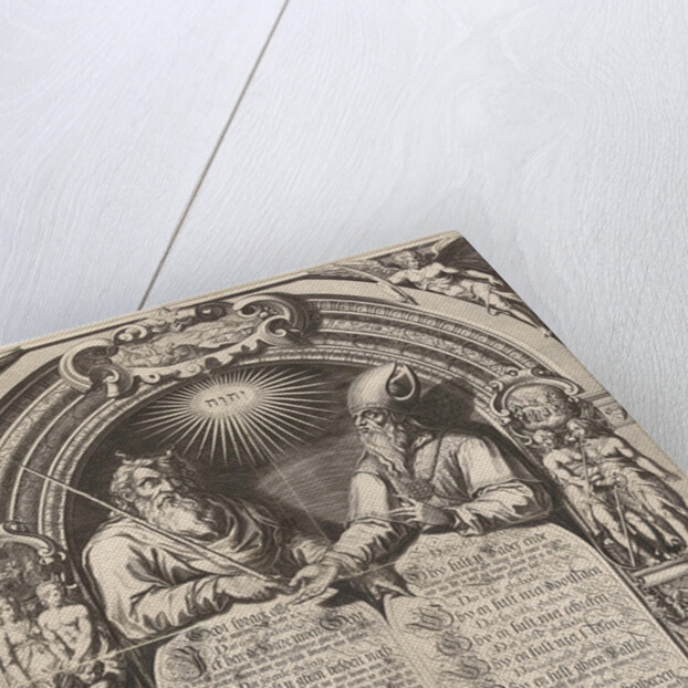 Moses and Aaron with the Tablets of the Law by Gerard Valck