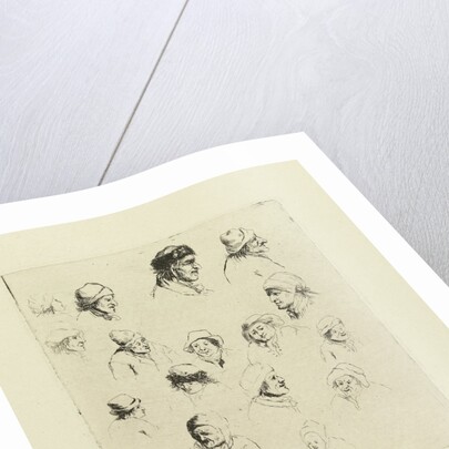 Study Journal sixteen heads by Marie Lambertine Coclers