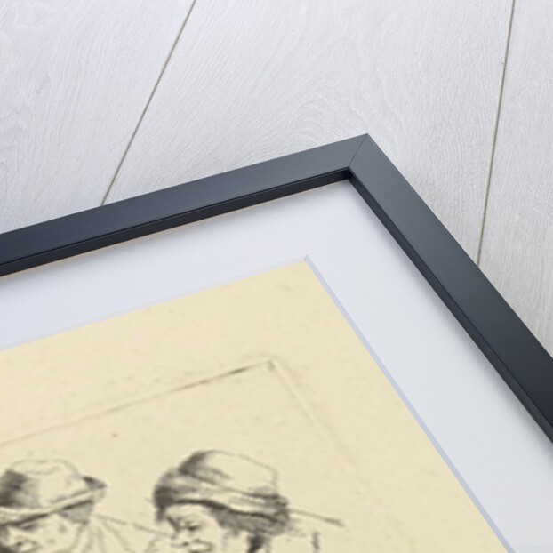 Study Sheet with twelve heads by Marie Lambertine Coclers