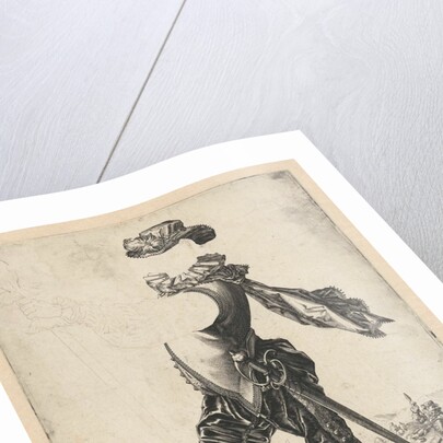 officer in the army by Hendrick Goltzius