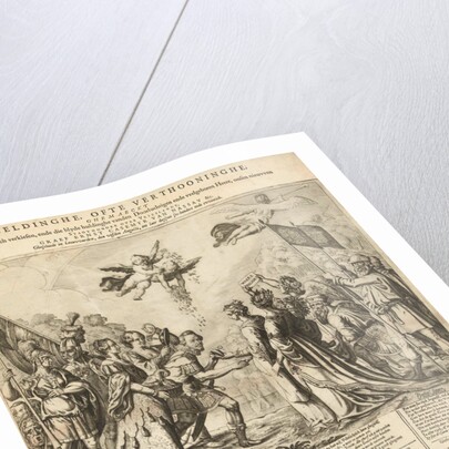 Allegory installation of Ernst Casimir, Count of Nassau, stadtholder of Friesland by Pieter Feddes van Harlingen