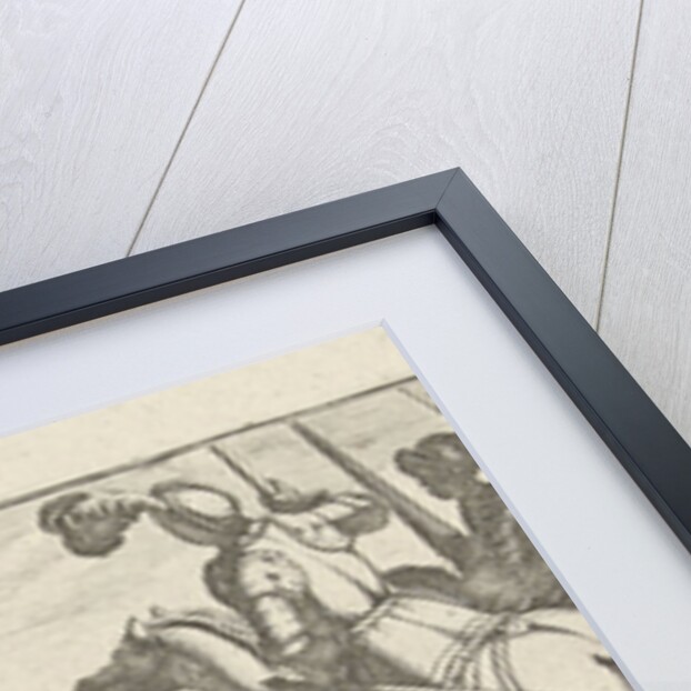 Cavalrymen storm a city wall by Simon Frisius