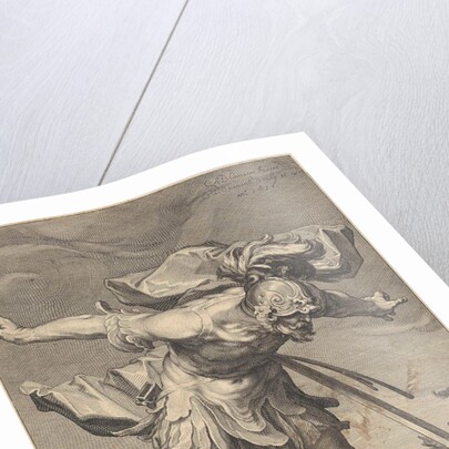 King Saul threw himself on his sword by Petrus Scriverius