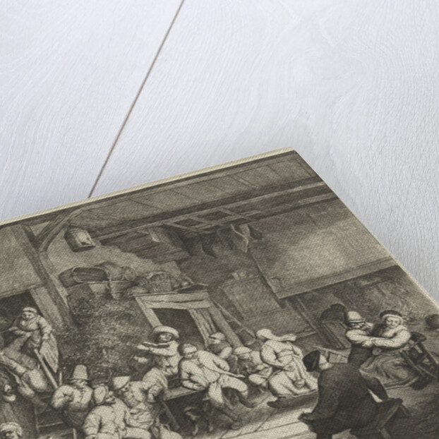 Dance in the inn by Adriaen van Ostade