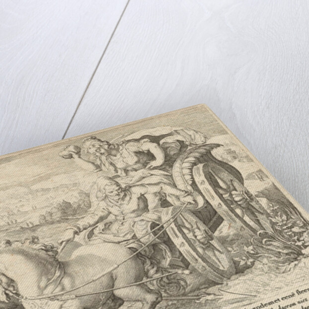 Beronica vengeance with a stone by Claes Jansz. Visscher II