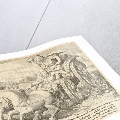 Beronica vengeance with a stone by Claes Jansz. Visscher II