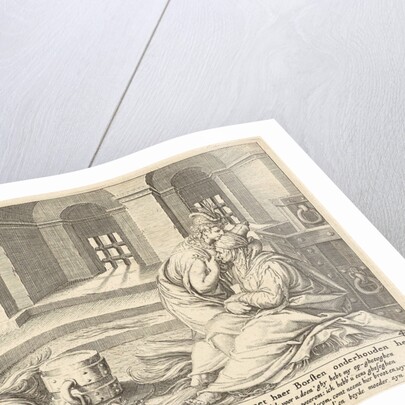 A daughter suckles her mother in jail by Claes Jansz. Visscher II