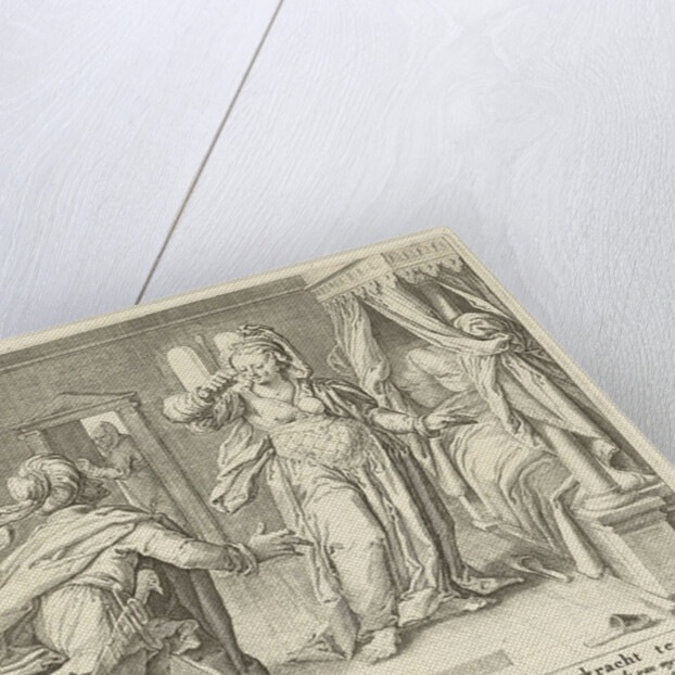 Lucia raises her eyes by Claes Jansz. Visscher II