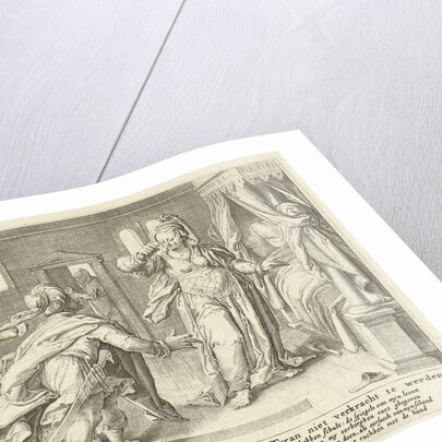 Lucia raises her eyes by Claes Jansz. Visscher II