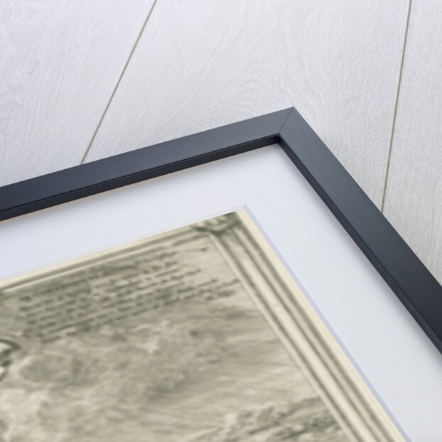 Dike near Coevorden, October 1 1673, enemy cavalry and artillery are washed away by the water, in the distance the city of Coevorden by Romeyn de Hooghe