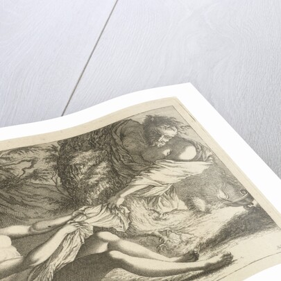 Satyr with a nymph by Anonymous