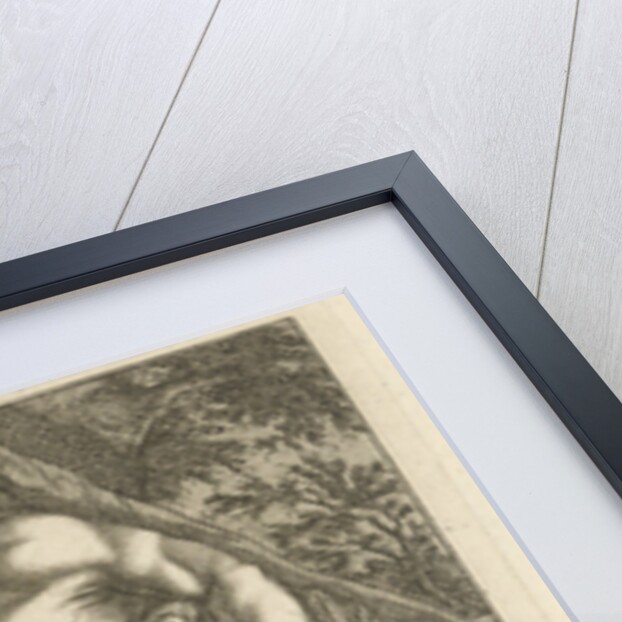 Sleeping Nymph watched by a satyr by Anonymous