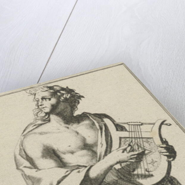 Personification of music by Arnold Houbraken