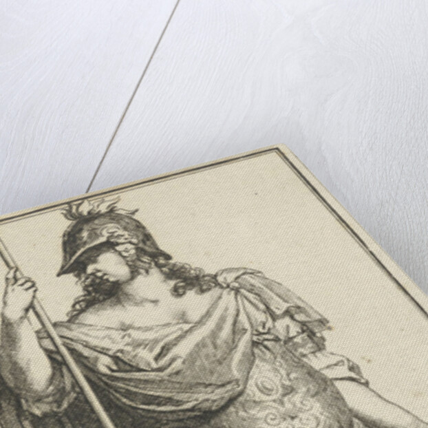 Minerva as a personification of reason by Leonard Schenk