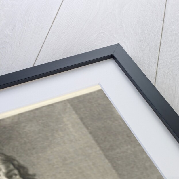 Portrait of Petrus van Staveren, pastor of Leiden The Netherlands, his hand resting on a Bible by Johannes Willemsz. Munnickhuysen